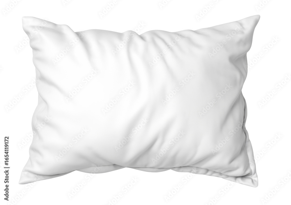 white pillow isolated on white background white pillow isolated on white background