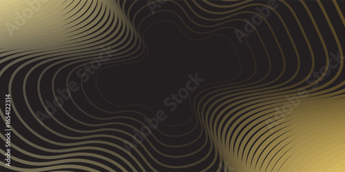 Black gold background vector wallapaper for backdrop, banner. vektor