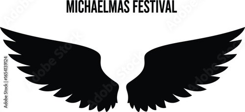 Wings symbolizing the Michaelmas festival, representing autumn, harvest, and the celebration of archangel michael in christian tradition