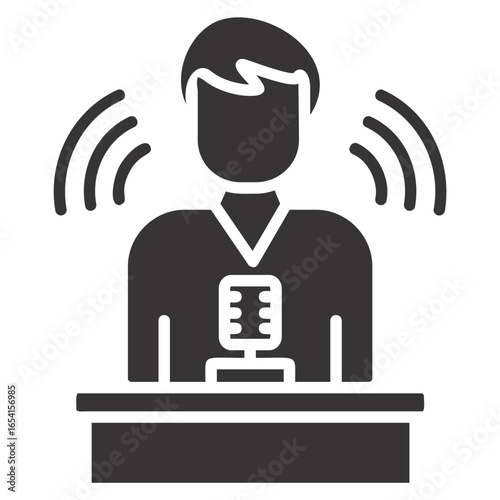 Broadcaster Icon