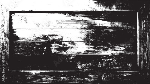 Wooden Planks Vector – Natural Retro Texture with Distressed Scratched Grunge Overlay vector design on Transparent Background