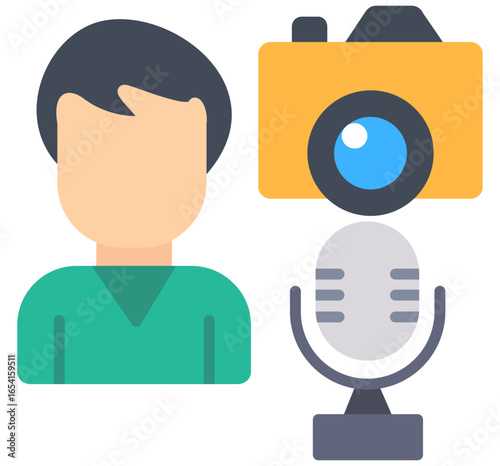 Vlogger Icon