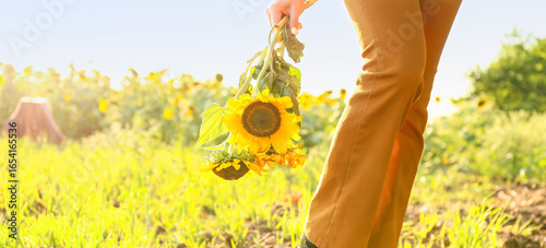 Beautiful young woman with ...