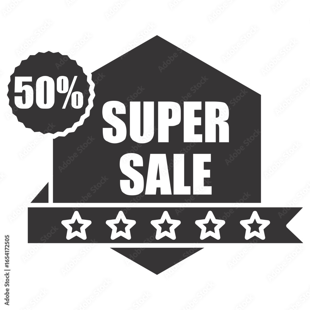 Obraz premium Super sale Icon