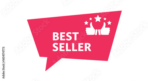 Best seller icon vector graphic design promotion sale