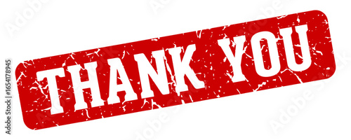 thank you rectangular sign. thank you stamp