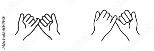 Hands clasped in a gesture of friendship and promise during a casual gathering at a park in the afternoon sunshine