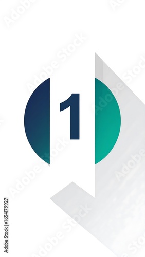 Free Download Abstract graphic, number one - GFXLoad