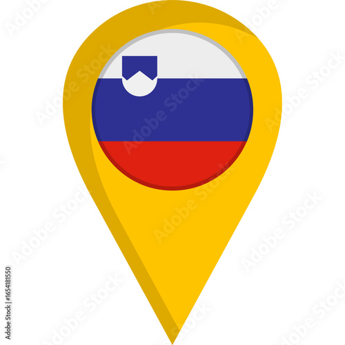 Free Download Russia Flag Location Pin Icon - GFXLoad