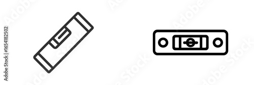 Vector illustration of a carpenter's level tool