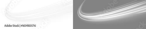 A festive visual of luminous flying winds, surrounded by swirling light dust and white speed lines. Vector illustration stream of fresh wind png.	