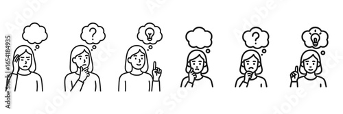 Emotional journey of problem-solving in vector illustration style