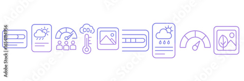 Weather and environment icon vector illustration