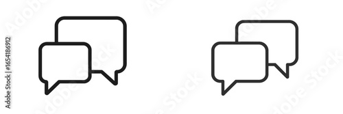 Communication bubbles vector illustration for digital use