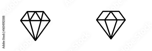 Stylish vector illustration of diamond shapes for design projects