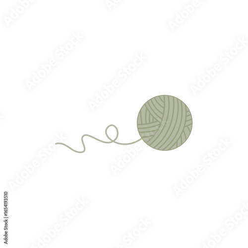 Ball of yarn vector illustration 