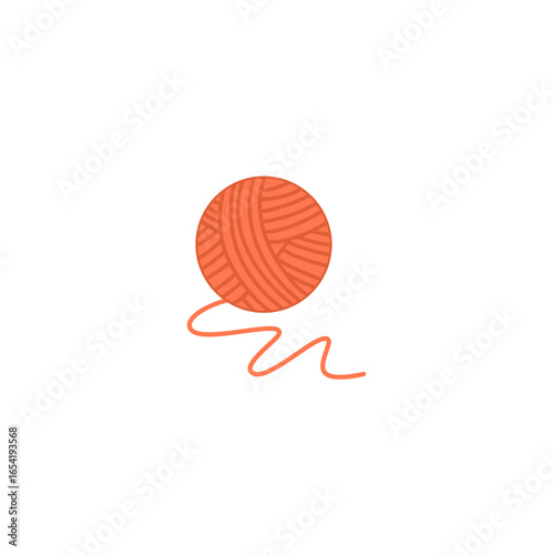 Ball of yarn vector illustration 