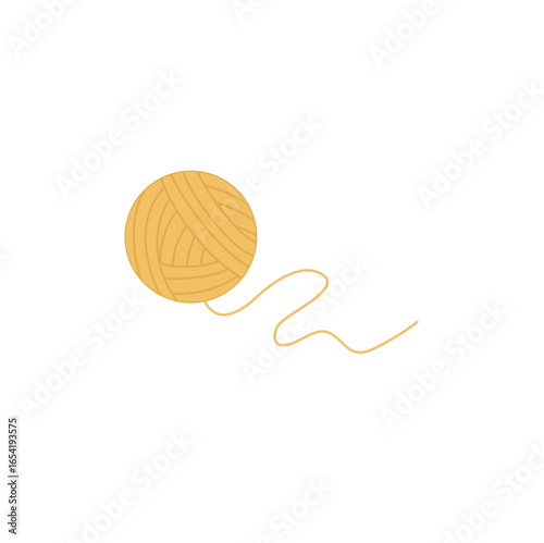 Ball of yarn vector illustration 