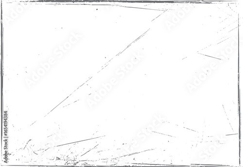 Vintage grunge frame texture. Distressed border edge with rough scratches. High resolution abstract overlay background for retro design artwork