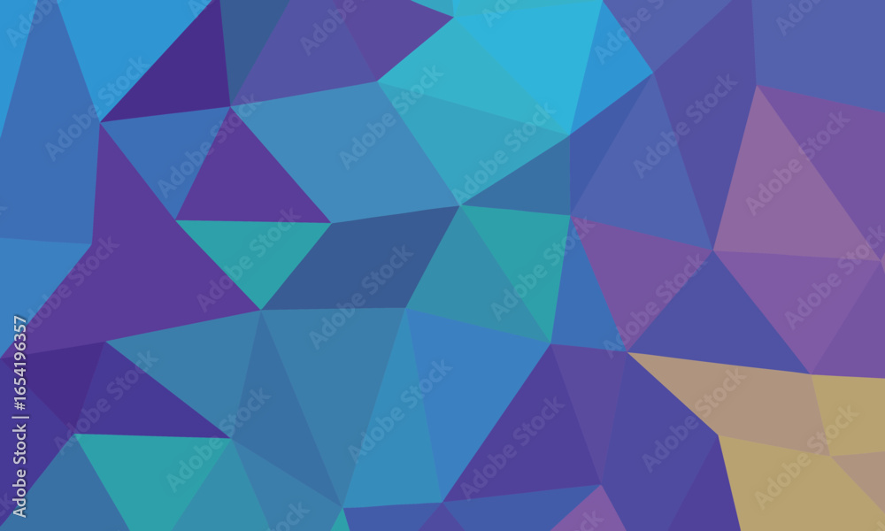 Obraz premium Abstract geometric design with vibrant color palette and clean typography