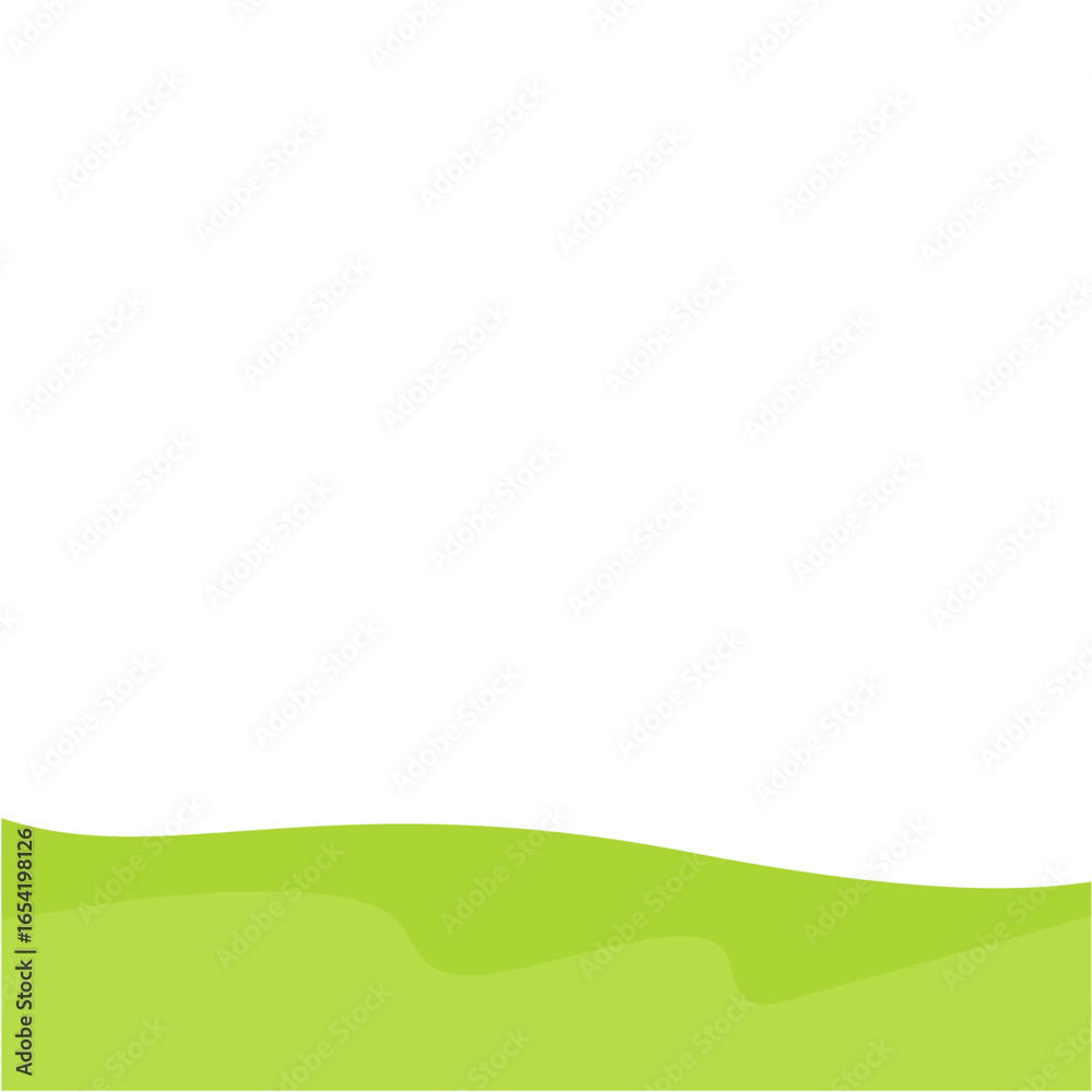 Obraz premium Meadow landscape vector illustration 