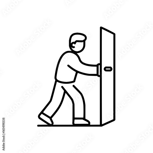 Opening door door opening open door door handle entering closing door access exit doorway interior pushing door