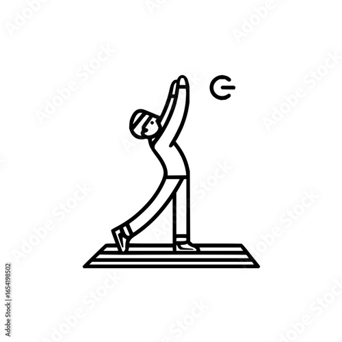 Yoga pose relaxation meditation exercise mindfulness wellness zen balance health lifestyle power on energy 100