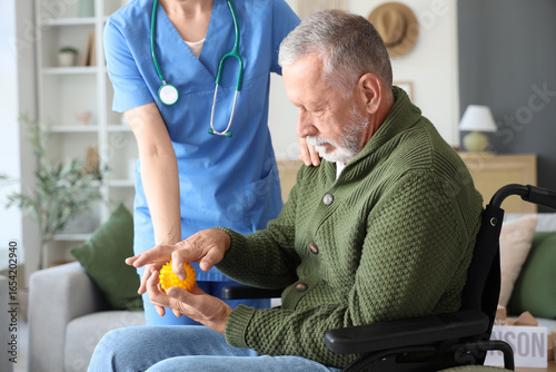 Senior man suffering from P...