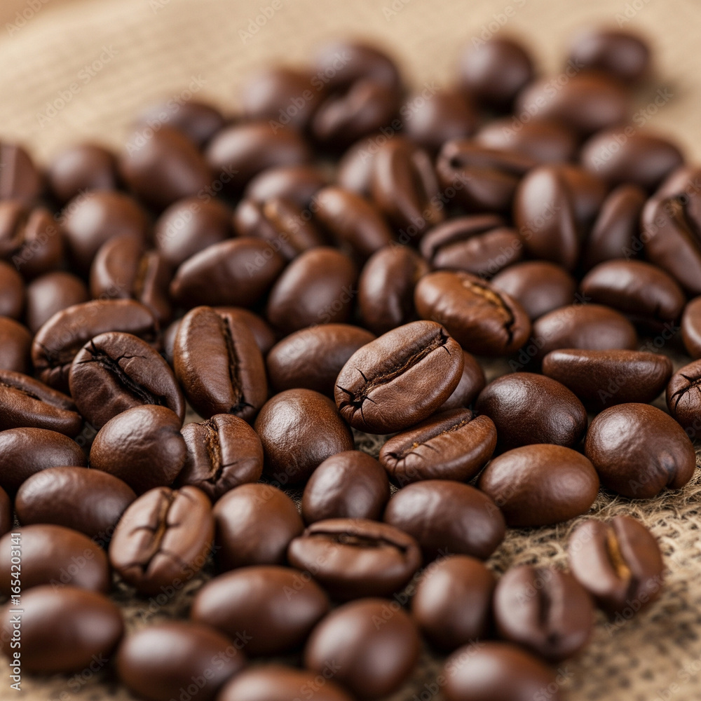 Obraz premium roasted coffee beans