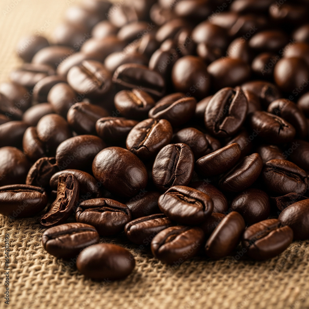 Obraz premium roasted coffee beans