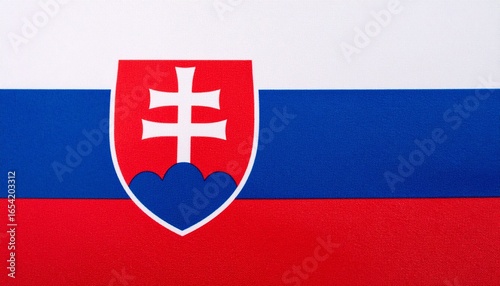 Slovakian national flag background