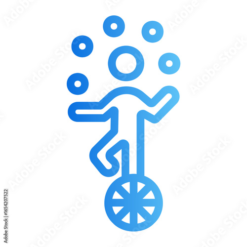sircus performer Gradient icon