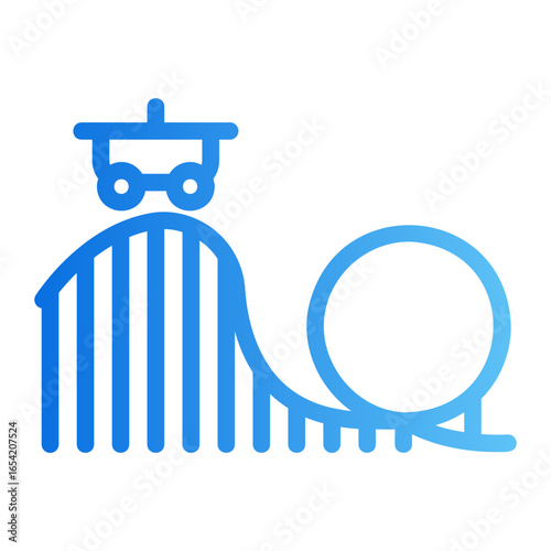 rollercoaster Gradient icon