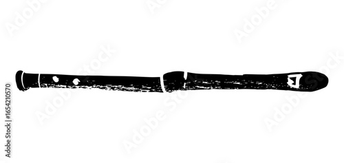 Pipe. Music festival poster. Wind musical instruments. Competition. A set of vector illustrations. Minimalistic design. Banner, flyer, cover, print.