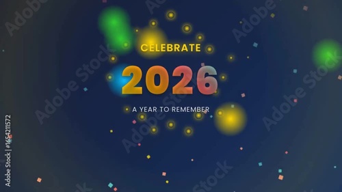 Celebration 2026 stock video with fireworks, parties & festive vibes — ideal for New Year promos, ads, events & social media.