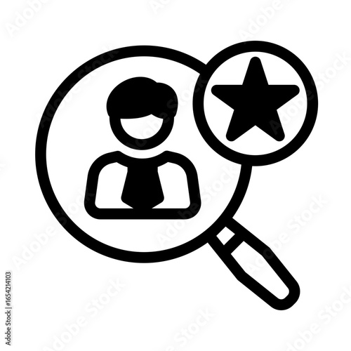 Recruitment Hiring Strategy icon from the Hiring icon collection (Mixed Style)