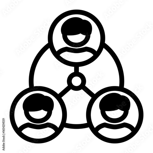 Professional Career Connection icon from the Hiring icon collection (Mixed Style)