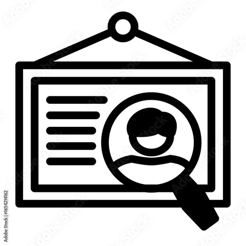 Career Employment Vacancy icon from the Hiring icon collection (Mixed Style)