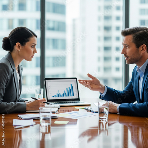 discussing business strategy
