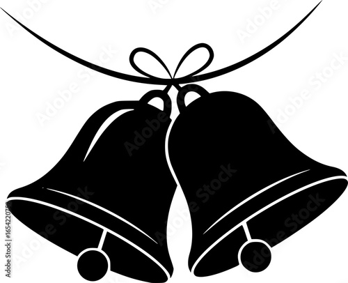 wedding black bells