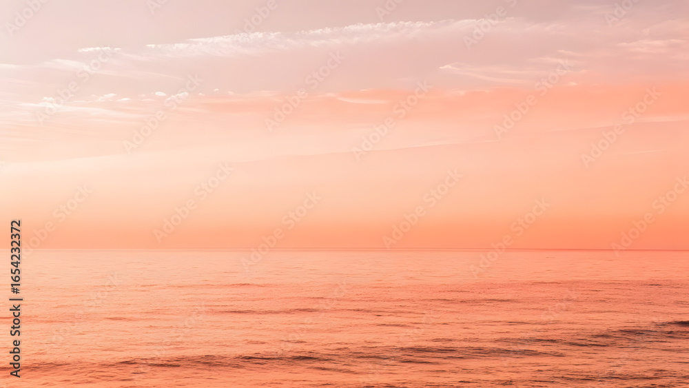 Fototapeta premium Soft Peach and Coral Minimalist Abstract Background with Subtle Texture. Perfect for: beauty blogs, creative agencies, event invitations, social media campaigns