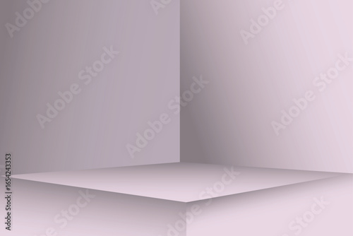 Wallpaper Mural 3d product display background - Empty room interior design or light violet pedestal display on vivid background - Blank stand for showing product. 3D rendering Torontodigital.ca