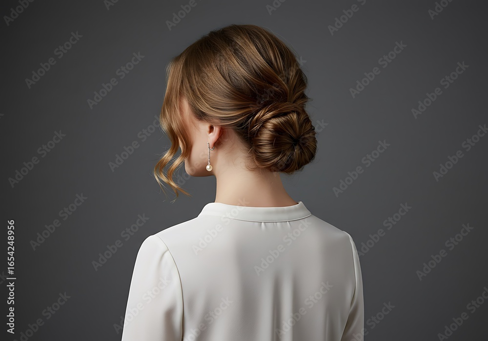 Elegant updo hairstyle Elegant updo hairstyle