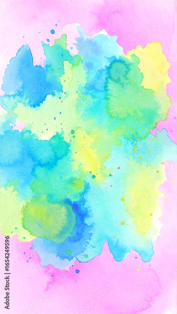 Obraz premium Abstract watercolor splashes