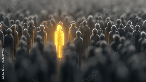 Standing Out From The Crowd: A Unique Individual Amongst The Masses