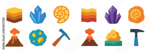 Geology Icon Set
