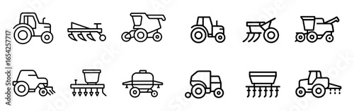 Agriculture Machine Icons