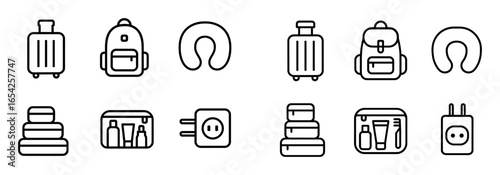 Minimalist Travel Icons