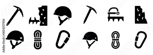 Extreme Ice Climbing Icons