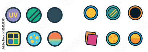 Colorful Filter Icons